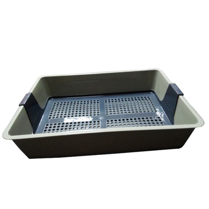 Savic ТУАЛЕТ З сіточкою (Cat Tray) туалет для котів, 42 см, 42х29,5х9,5 см.