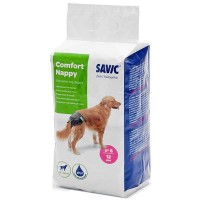 Savic КОМФОРТ НАППИ (Comfort Nappy) памперсы для собак , 46-56 см..