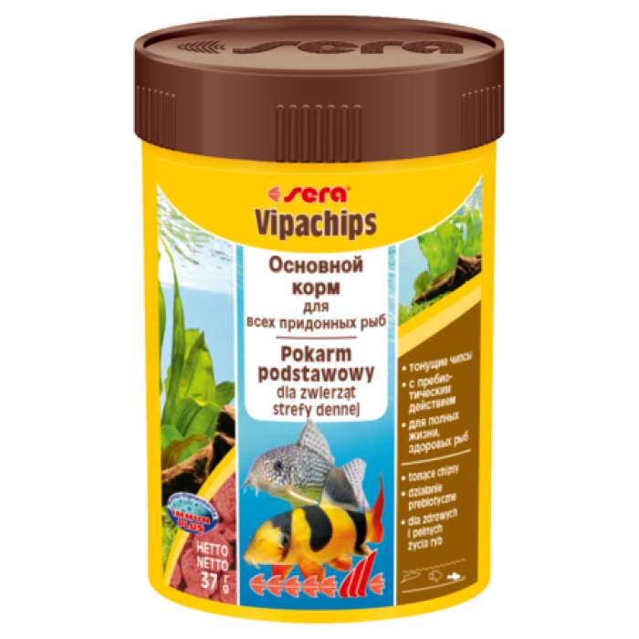 Sera віпачіпс (sera Vipachips) Основний корм для всіх придонних риб, 370г
