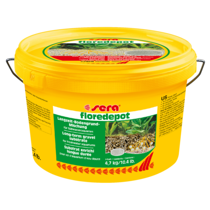 Sera флоредепот (sera floredepot) Хорошая основа для успешного ухода за растениями,  4,7 кг