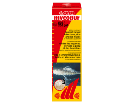 Sera микопур (sera mycopur) Кондиционер воды против грибковых инфекций (Микоз), 50 мл, на 800 л воды