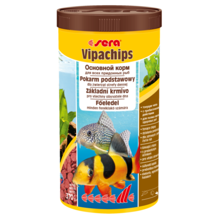 Sera віпачіпс (sera Vipachips) Основний корм для всіх придонних риб, 370г