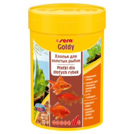 Sera голді (sera Goldy) Хлоп'єподібний корм для дрібних золотих рибок ..