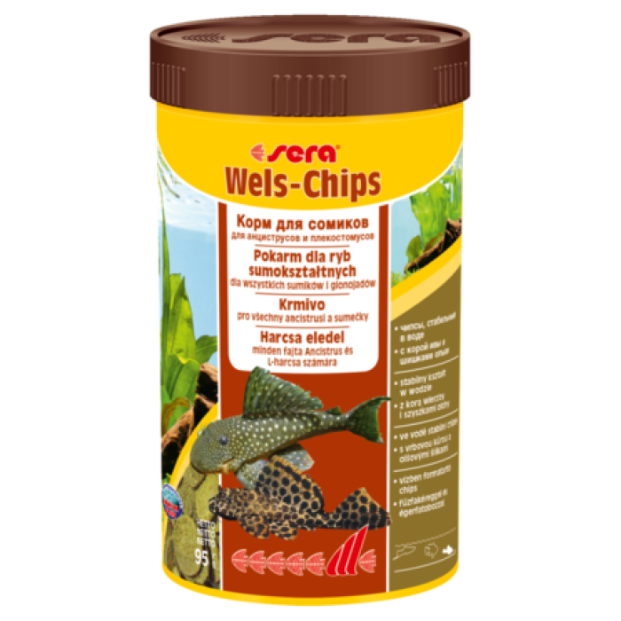 Sera чіпси для сомиків (sera Wels-Chips) 3,8кг