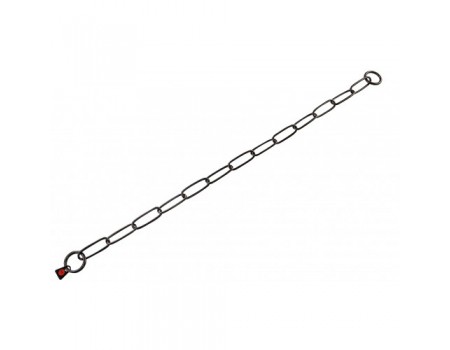 Sprenger Long Link ошейник-цепь для собак, широкое звено, 3 мм, черная сталь ,  50 см.