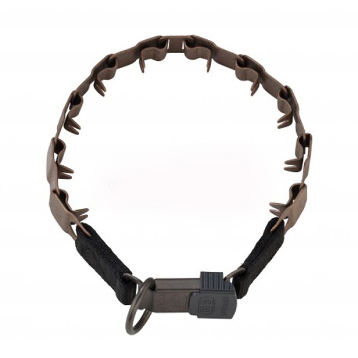 Sprenger NECK-TECH SPORT строгий нашийник для собак, пластинчастий, із замком ClicLock, 48 см., куроган сталь мат.
