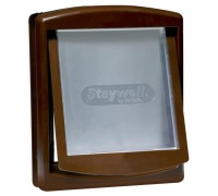 Staywell ОРИГІНАЛ дверцята для собак середніх порід, коричневий, 352Х2..