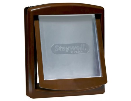 Staywell ОРИГІНАЛ дверцята для собак середніх порід, коричневий, 352Х294мм.