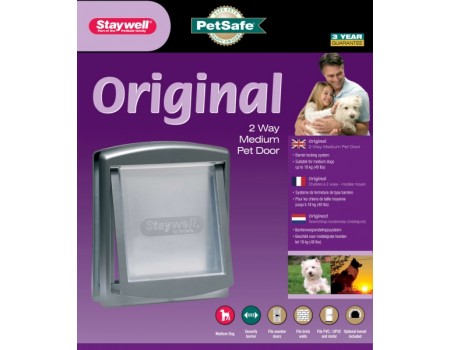 Staywell ОРИГИНАЛ дверцы для собак средних пород , серый, 352Х294мм.