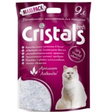 Cristal Frec Кошачий наполнитель  с лавандой 9 л