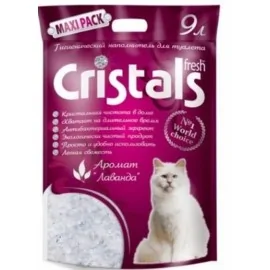 Cristal Frec Котячий наповнювач з лавандою 9 л..