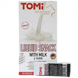 TOMi Liquid Snack Milk&Taurin ТОМІ МОЛОКО З ТАУРИНОМ рідкі ласощі для ..