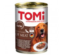 TOMi 5 kinds of meat 5 ВИДОВ МЯСА консервы для собак, влажный корм , 1..