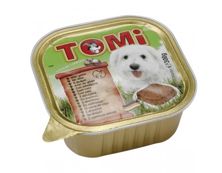 TOMi game ДИЧЬ консервы для собак, паштет , 0.3 кг.