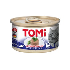 TOMi Tuna ТОМИ ТУНЕЦ, консервы для котов, мусс	, 0,085 кг