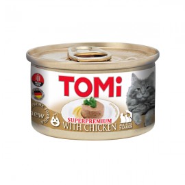 TOMi Chicken ТОМИ КУРИЦА, консервы для котов, мусс, 0,085 кг..