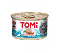TOMi Salmon ТОМИ ЛОСОСЬ, консервы для котов, мусс, 0,085 кг..