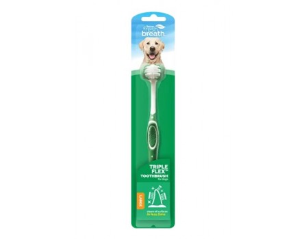 Зубная щетка TropiClean Triple Flex Dog Toothbrush TropiClean для собак крупных пород