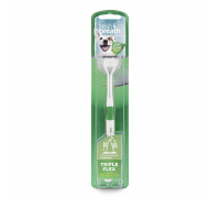 Зубна щітка TropiClean Triple Flex Dog Toothbrush для собак великих по..