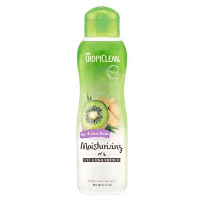 Кондиціонер TropiClean Kiwi & Cocoa Butter для відновлення сухої вовни для собак і кішок, 355 мл
