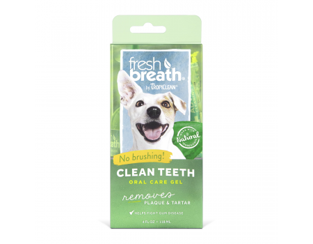 Гель для чистки зубов TropiClean Clean Teeth Gel для кошек и собак, 118 мл