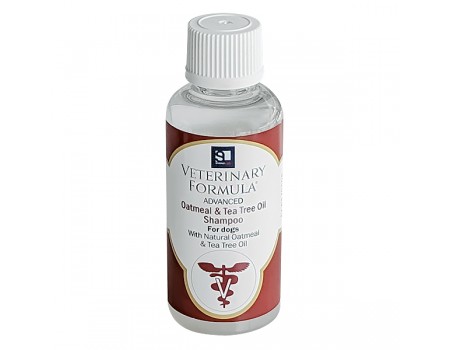 Veterinary Formula Advanced Oatmeal & Tea Tree Oil Shampoo ВЕТЕРИНАРНА ФОРМУЛА ЗВОЛОЖУВАЛЬНИЙ лікувальний шампунь для собак, 45 мл