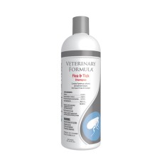 Veterinary Formula Flea&Tick Shampoo ВЕТЕРИНАРНА ФОРМУЛА ШАМПУНЬ ВІД БЛОХІВ І КЛІЩІВ для собак та котів, з алое та ланоліном , 0.473 л.