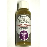 Veterinary Formula Clinical Care Antiparasitic & Antiseborrheic Medicated Shampoo ВЕТЕРИНАРНАЯ ФОРМУЛА АНТИПАРАЗИТАРНЫЙ и АНТИСЕБОРЕЙНЫЙ ШАМПУНЬ для собак, с каменноугольным дегтем, салициловой кислот , 0.045 л.