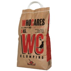 WC ВИСИ КОМКУЮЩИЙСЯ (WhoCares Clumping) комкующийся наполнитель в кошачий туалет , 10 кг.