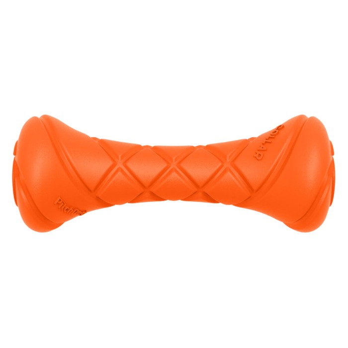 Іграшка для собак гантель для апортування PitchDog, довжина 19 см, діаметр 7 см, помаранчева