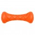 Игрушка для собак гантель для апартировки PitchDog, длина 19 см, диаметр 7 см, оранжевая  - фото 3