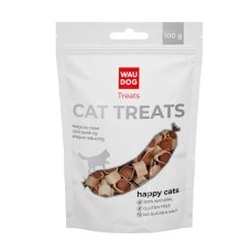 Лакомство для кошек WAUDOG Treats "Маленькие суши с лососем", 100 г