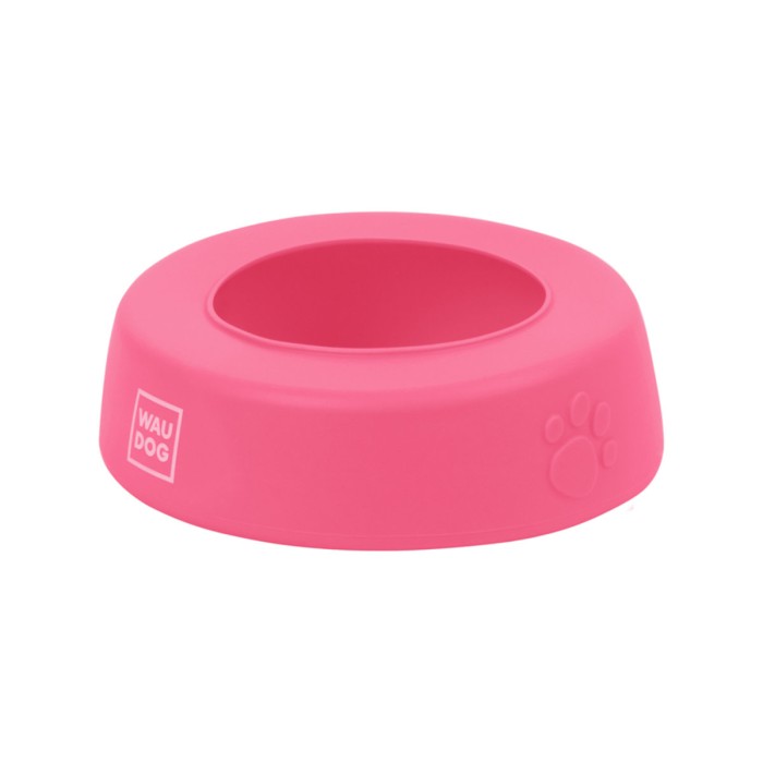 Миска-непроливайка  WAUDOG Silicone, 750 мл, рожевий