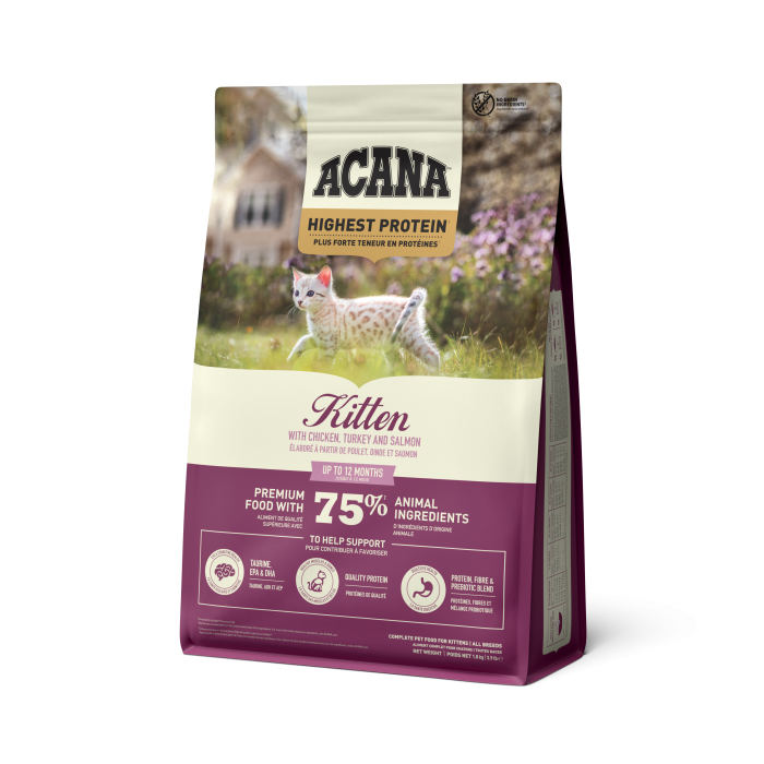 Сухий корм для котят Acana HIGHEST PROTEIN KITTEN Recipe,1.8 кг