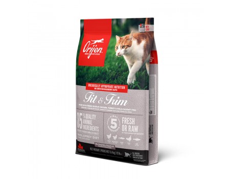 Orijen Fit & Trim Сухой корм для кошек с лишним весом, 5.4 кг