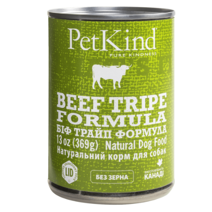 PetKind Beef Tripe Formula Натуральный влажный корм для собак из говядины и говяжьего рубца 0,369 кг
