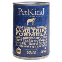 PetKind Lamb Tripe Single Animal Protein Formula Натуральный влажный корм для собак из новозеландским ягненком и овечьим рубцом,  0,369 кг