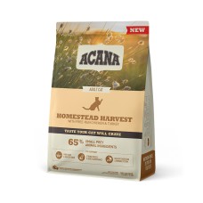 Сухой корм Acana Homestead Harvest - Беззерновой сухой корм для котов на всех стадиях жизни с курицей и индейкой, 1,8 кг
