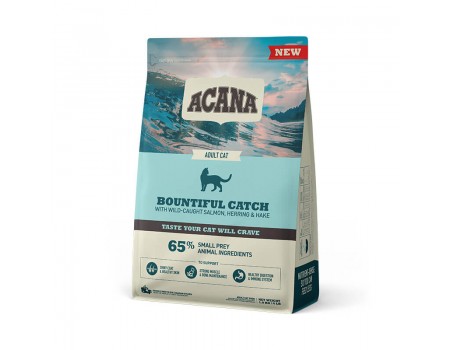 Cухой корм ACANA BOUNTIFUL CATCH (Баунтифул Кэтч) для взрослых кошек (рыба), 1,8 кг