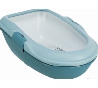 Туалет для котов TRIXIE - Berto, 39х22х59 см, голубой/петроль/белый..