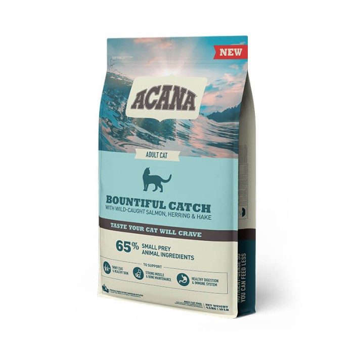Acana Bountiful Catch Cat — сухий корм для дорослих кішок (риба) 4.5 кг