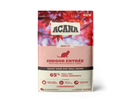 Cухой корм Acana Indoor Entr?e - Беззерновой сухой корм для котов на всех стадиях жизни с курицей и индейкой, 4.5 кг