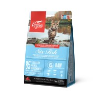 Orijen Adult 6 Fish біологічний корм для всіх порід котів і кошенят з рибою 340 г