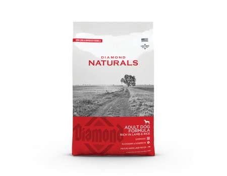 Сухой холистик корм Diamond Naturals Adult Dog Lamb&Rice с ягненком для взрослых собак всех пород, 2 кг