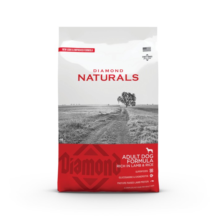 Сухий корм Diamond Naturals Adult Dog Lamb&Rice, для дорослих собак всіх порід, ягня і рис, 15 кг