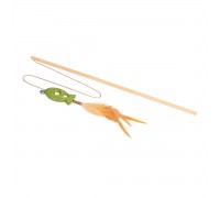 Игрушка для кошек WAUCAT Fun Natural Дразнилка с рыбкой, с кошачьей мя..