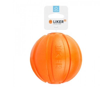 Мячик Liker 11, диаметр 11 см, оранжевый