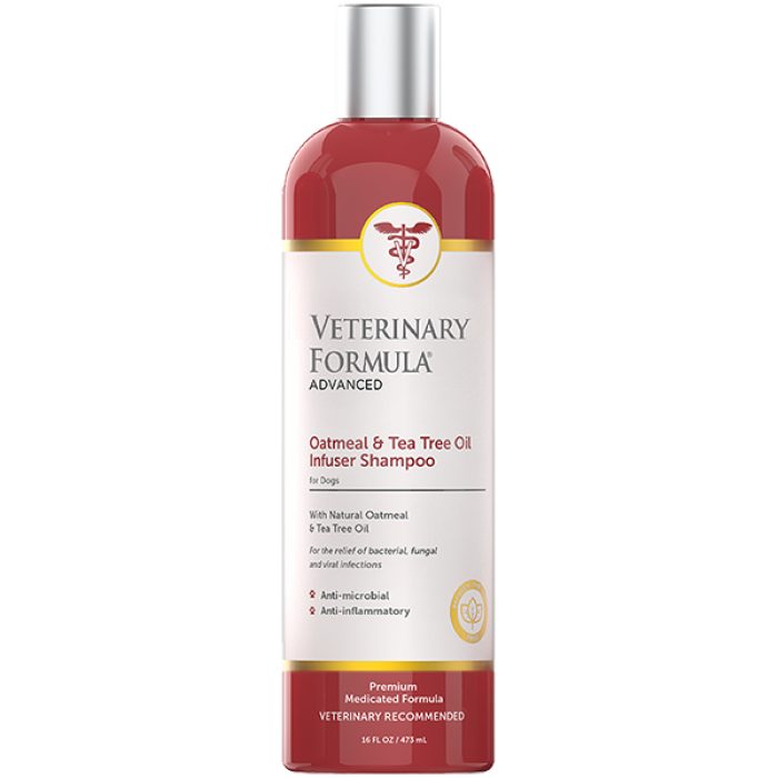 Шампунь для собак Veterinary Formula Advanced Oatmeal & Tea Tree Oil Shampoo, 473 мл