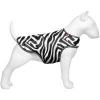 Collar WAUDOG Clothes курточка-накидка для собак, розмір XL, малюнок Зебра