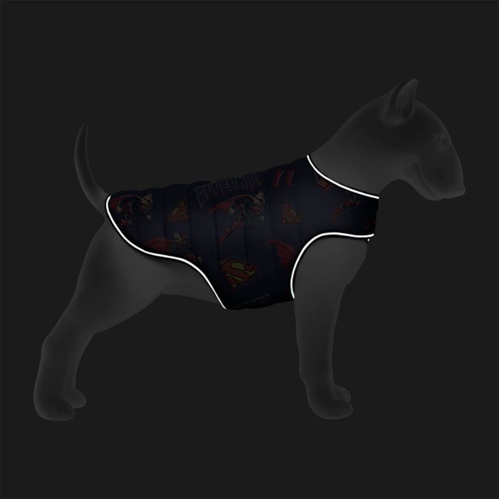 Collar WAUDOG Clothes курточка-накидка для собак, розмір XXS, малюнок Сила Супермена